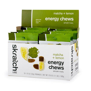 Skratch Labs Matcha Lemon Energy Chew Sport Fuel Multipack