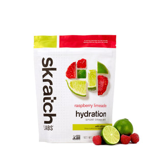 Skratch Labs Hydration Sport Drink Mix Raspberry Limeade Bag