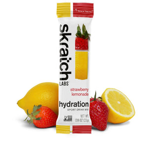 Skratch Labs Hydration Sport Drink Mix Strawberry Lemonade Single